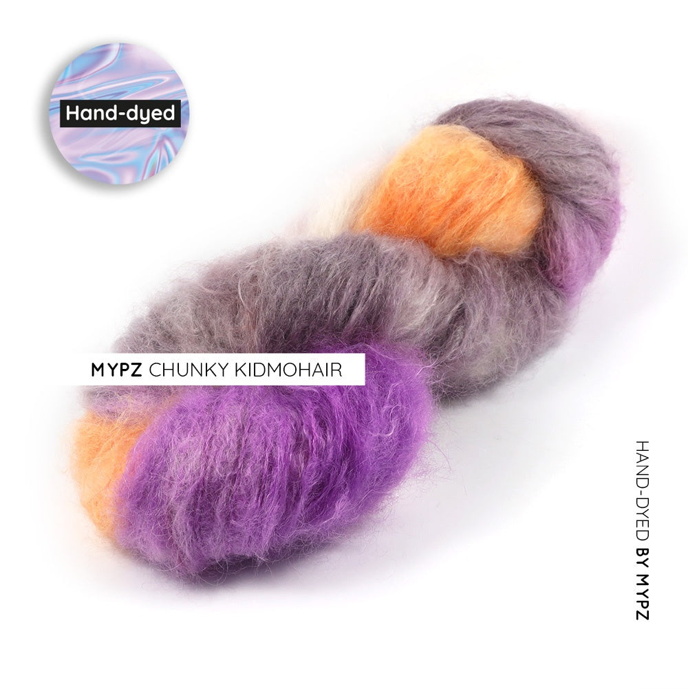 MYPZ hand-dyed Chunky Kidmohair Sandy Brown