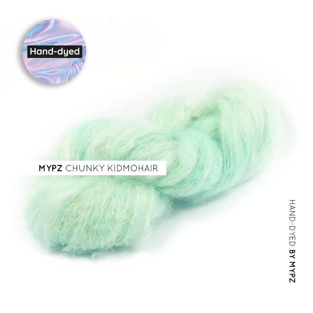 MYPZ chunky kidmohair caribbean hand dyed