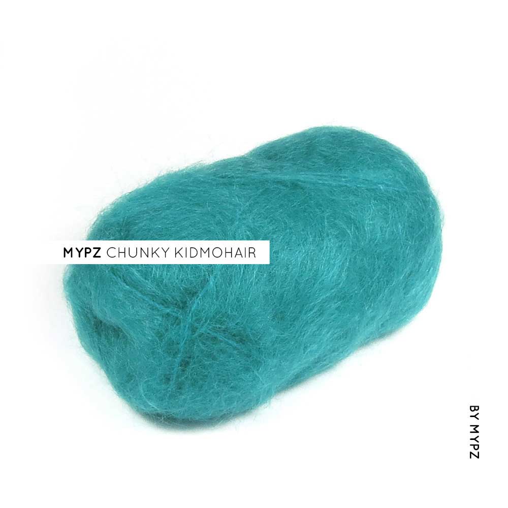 MYPZ chunky kidmohair Turquoise