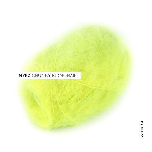 MYPZ chunky kidmohair Neon Yellow