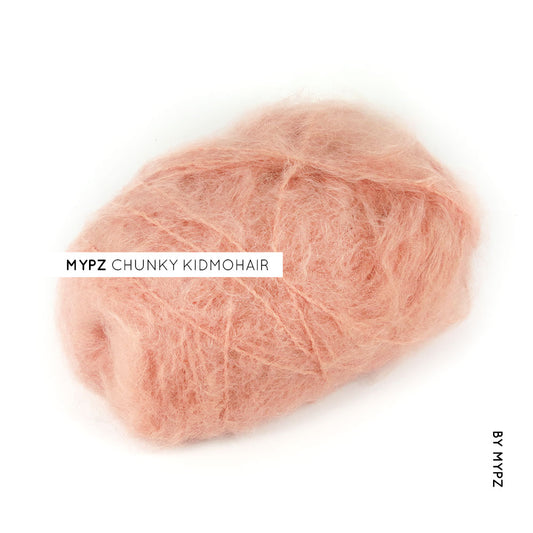 MYPZ chunky kidmohair Peach