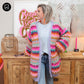 Crochet kit - MYPZ Mohair Granny stripes cardigan Spirit (ENG-NL)