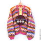 Crochet pattern - MYPZ short Mohair Granny stripes cardigan Rosé (ENG-NL)