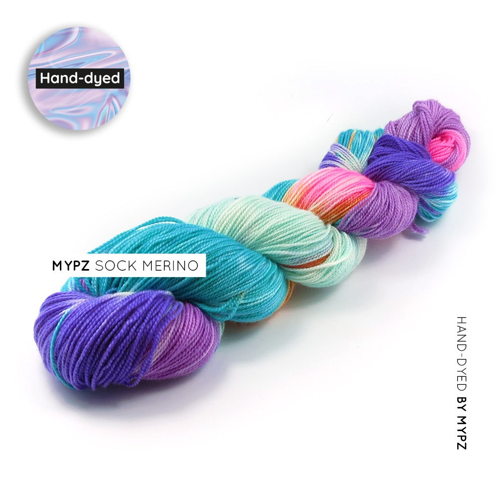 MYPZ Hand-dyed Sock Merino Ibiza