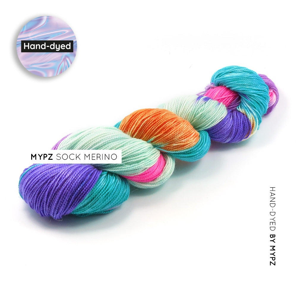 MYPZ Hand-dyed Sock Merino Ibiza