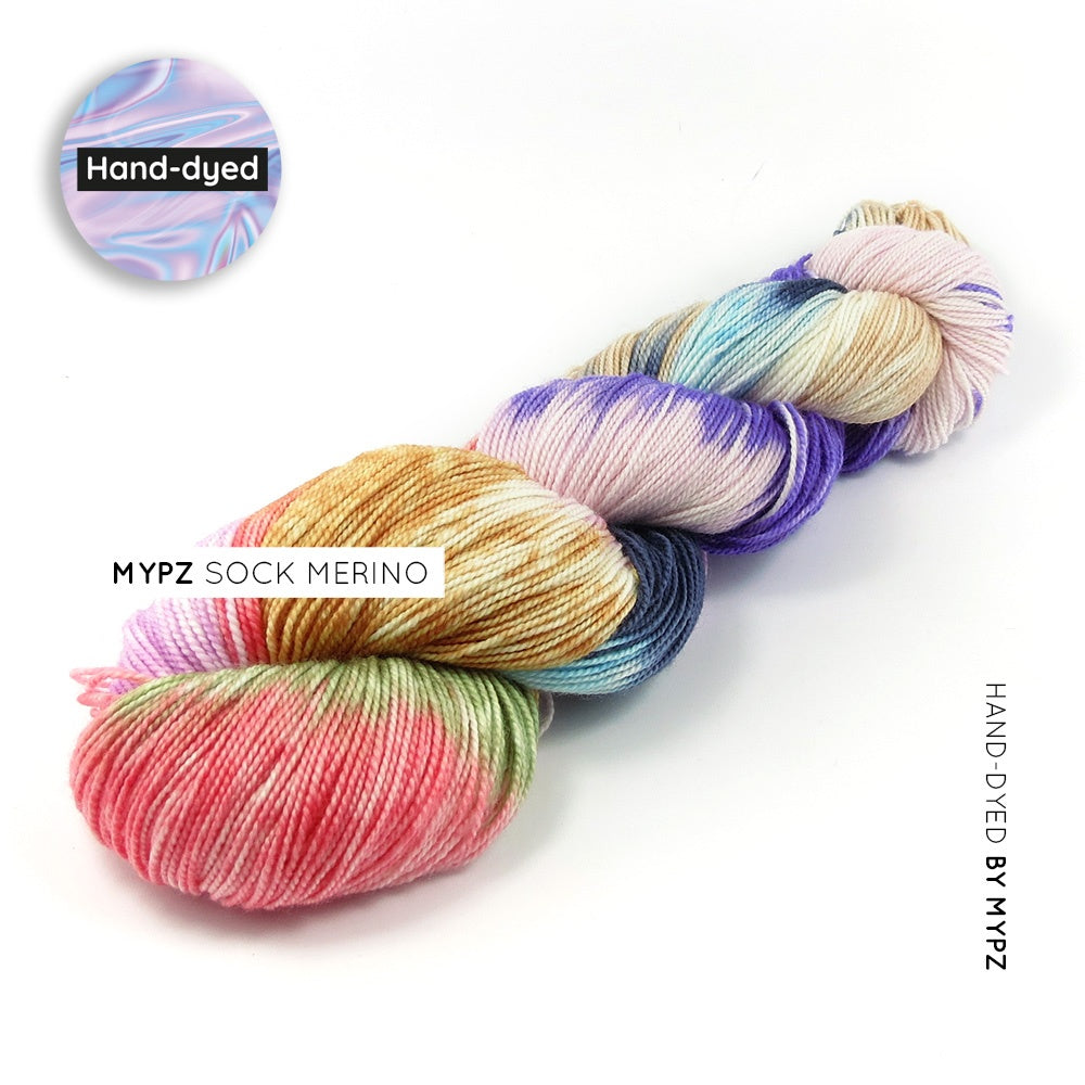 MYPZ Hand-dyed Sock Merino Vivienne