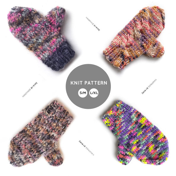 MYPZ Knit pattern mittens