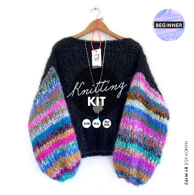 Knitting kit MYPZ basic chunky pullover Gaudy no15