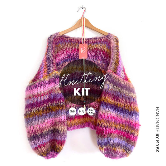 MYPZ knitting kit Chunky Mohair Pullover Ibiza No15