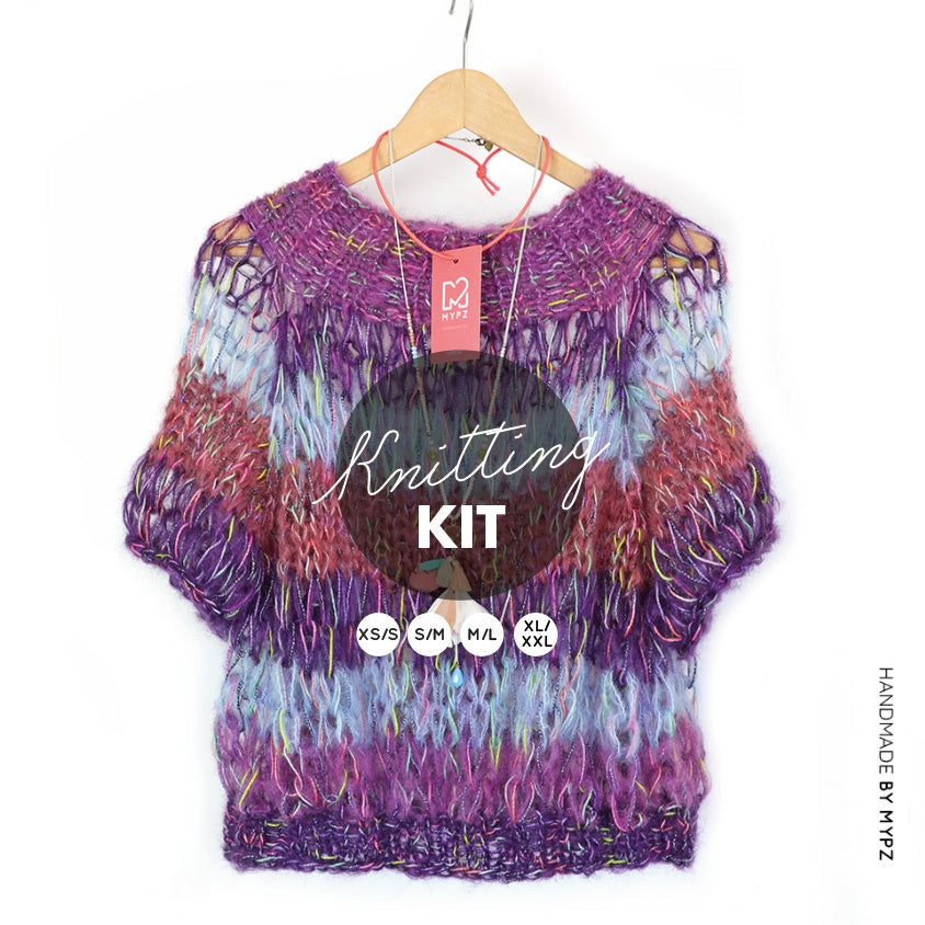 Knitting Kit – Club Pullover Glam No.15 (ENG-NL)