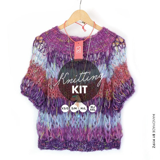 Knitting Kit – Club Pullover Glam No.15 (ENG-NL)