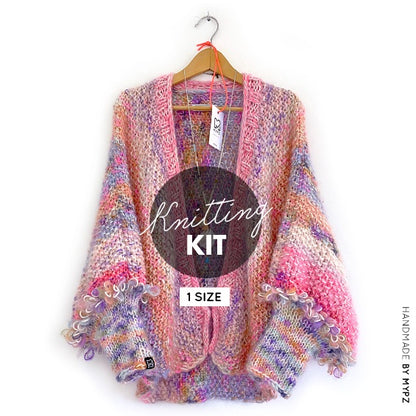 MYPZ Knitting Kit Loopy Love Cardigan Sweet No9