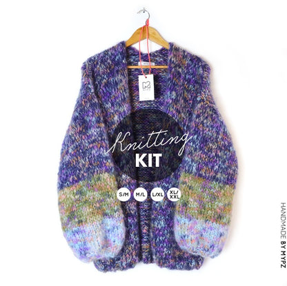 MYPZ knitting kit Chunky Mohair vest Olivia