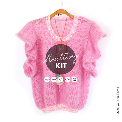 Knitting Kit – MYPZ Cute Ruffle Top No10 (ENG-NL)