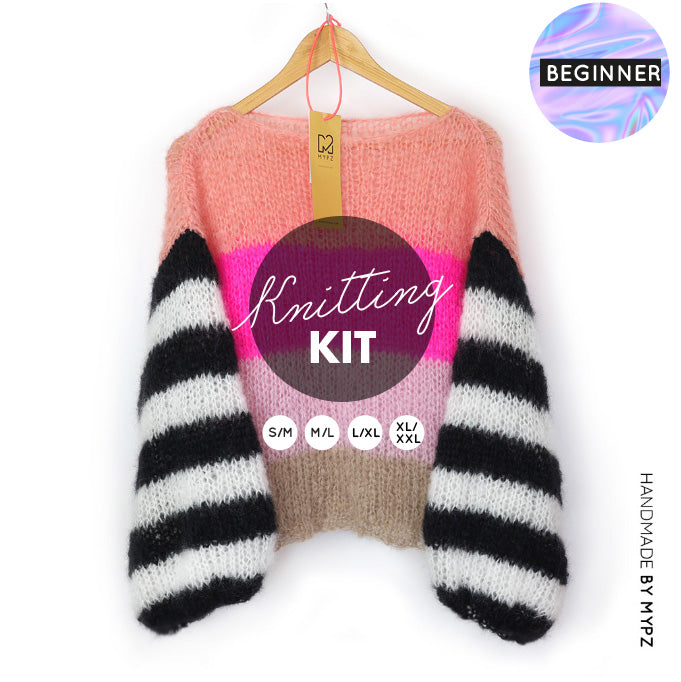Knitting Kit – MYPZ Basic Light Mohair Pullover Emily no10 (ENG-NL-DE)