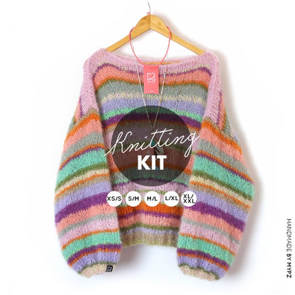 MYPZ knitting kit Light mohair pullover Cyrus no8