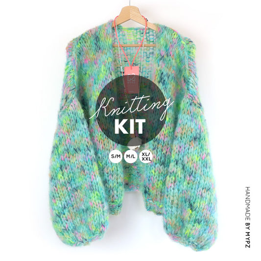 Knitting Kit – MYPZ Short Chunky Mohair Cardigan Gaia No.15 (ENG-NL)