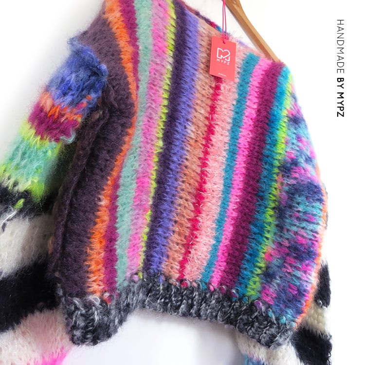 MYPZ mohair Statement sweater crochet