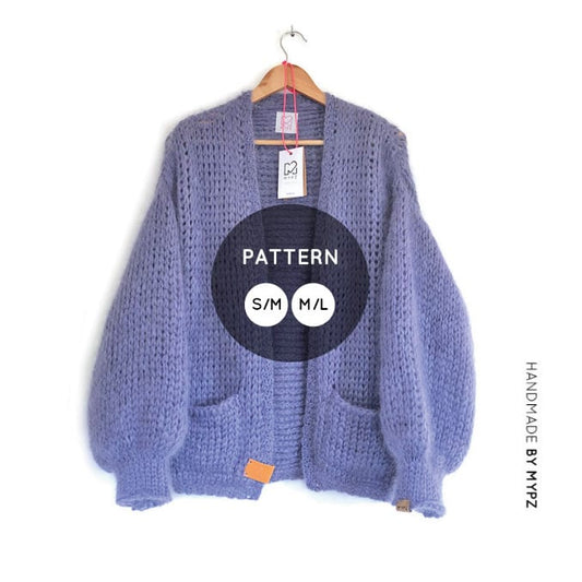 Crochet pattern – MYPZ basic mohair cardigan (ENG-NL)