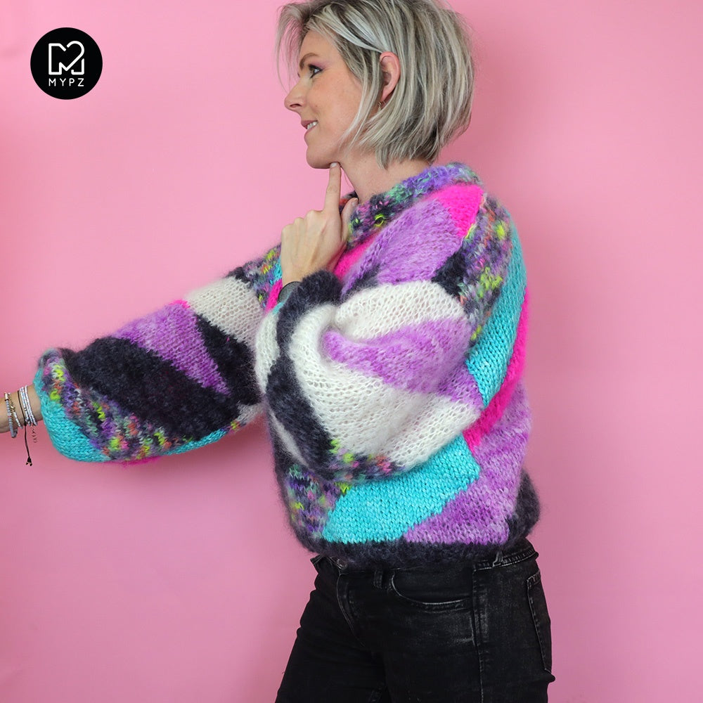 MYPZ knitting kit mohair pullover Roxette No8