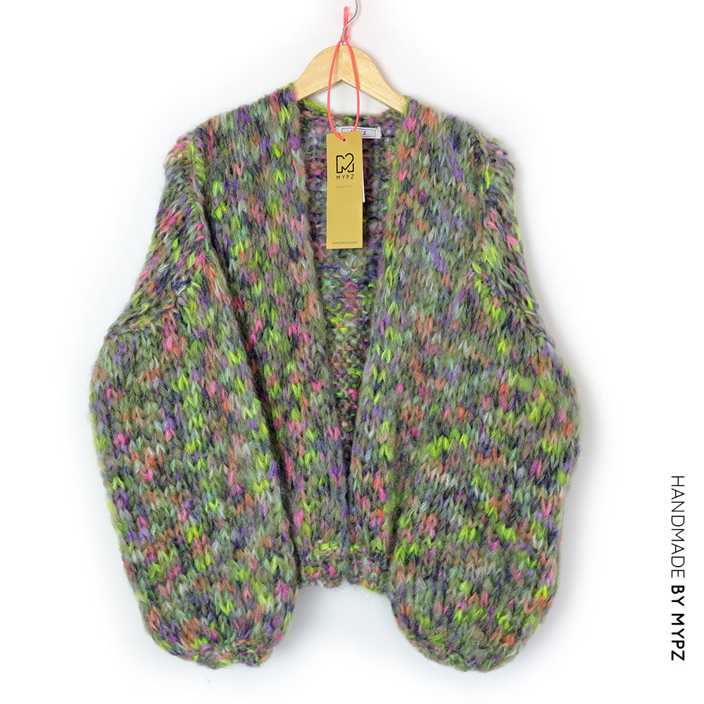 Knitting Kit – MYPZ Short Chunky Mohair Cardigan Rocky No.15 (ENG-NL)