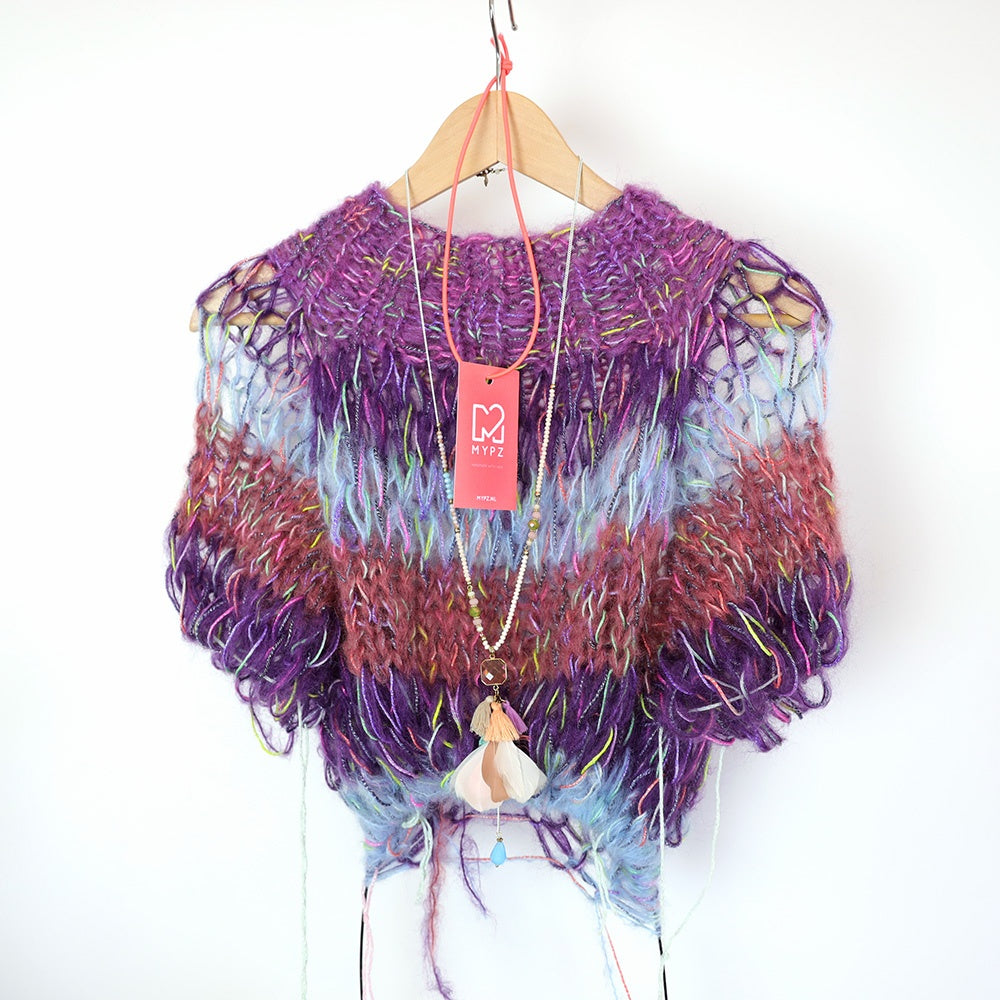 Knitting Kit – Top-down Club Pullover Glam No.15 (ENG-NL)