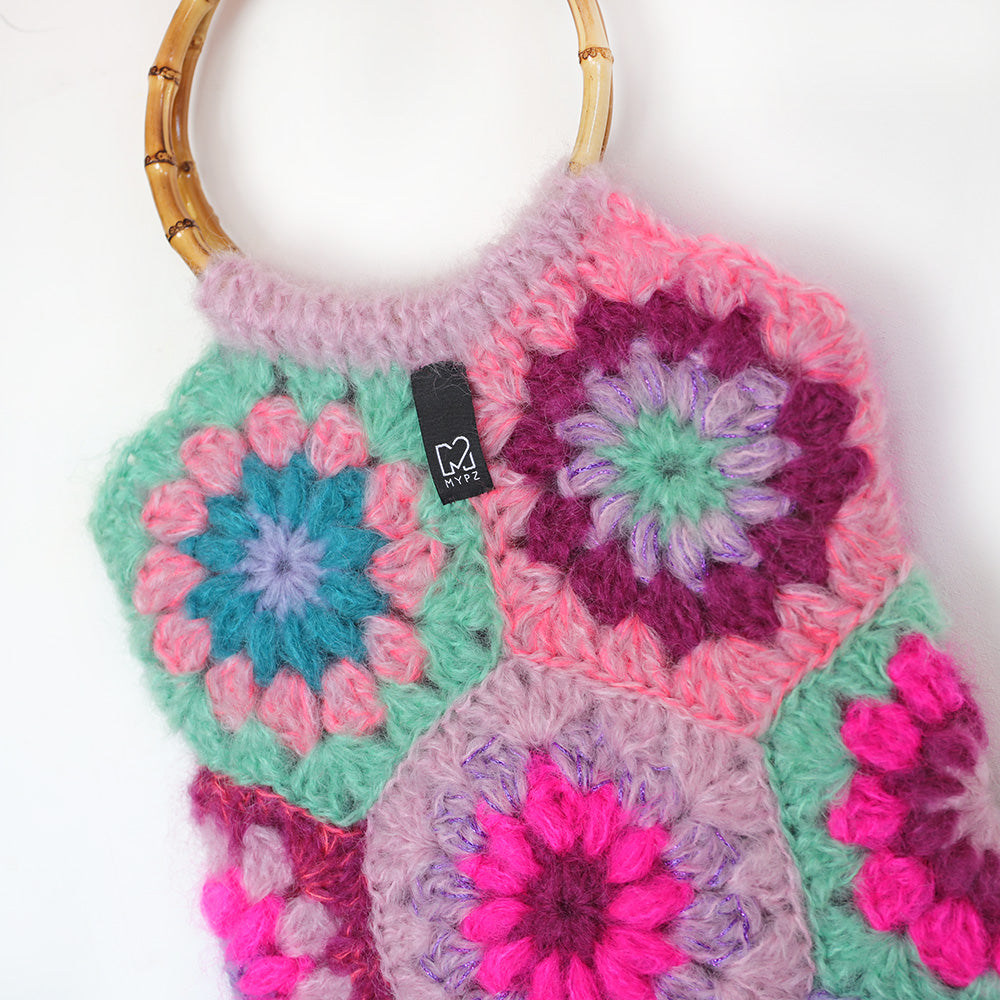 Crochet kit - MYPZ starburst hexagon bag Milano